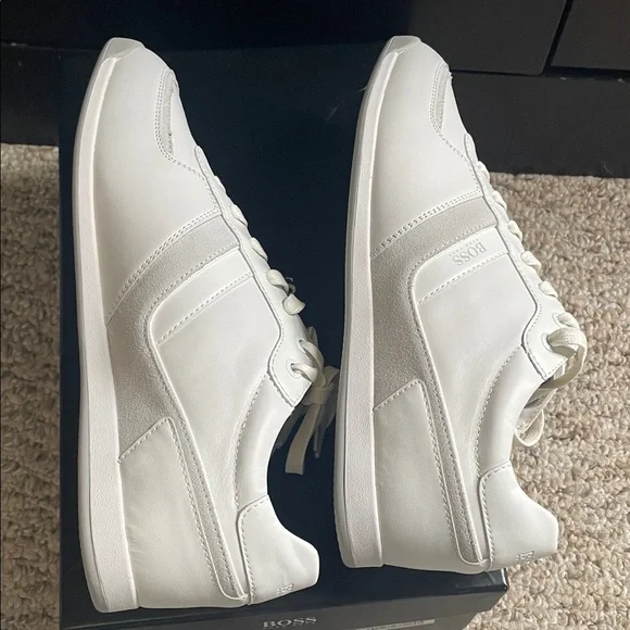 Hugo BOSS brand new Ivory Men's Sneakers size US 9 - Picture 8 of 10